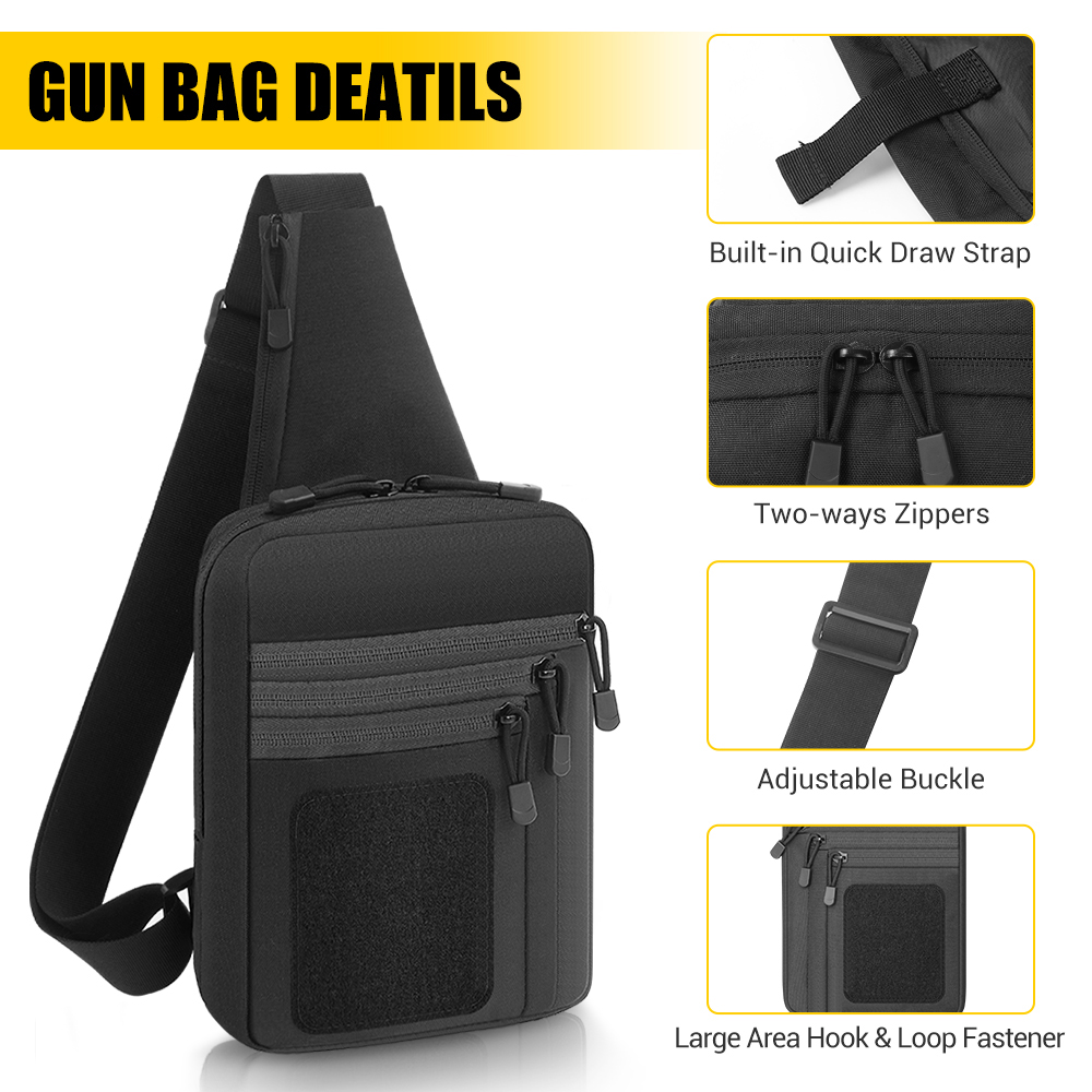 Tactical Pistol Gun Bag Concea - огляд і ціна Edc Carry Pistols