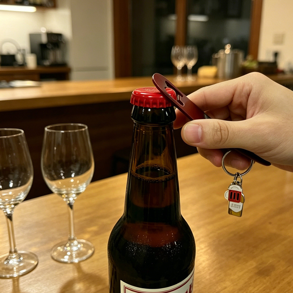 Personalized Stainless Steel B - огляд і ціна Bottle Opener Keyring