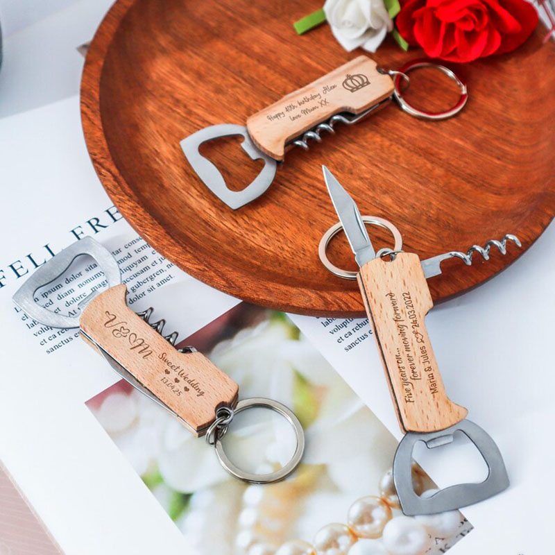 Custom Engraved Logo Bottle Op - огляд і ціна Bottle Opener Keyring