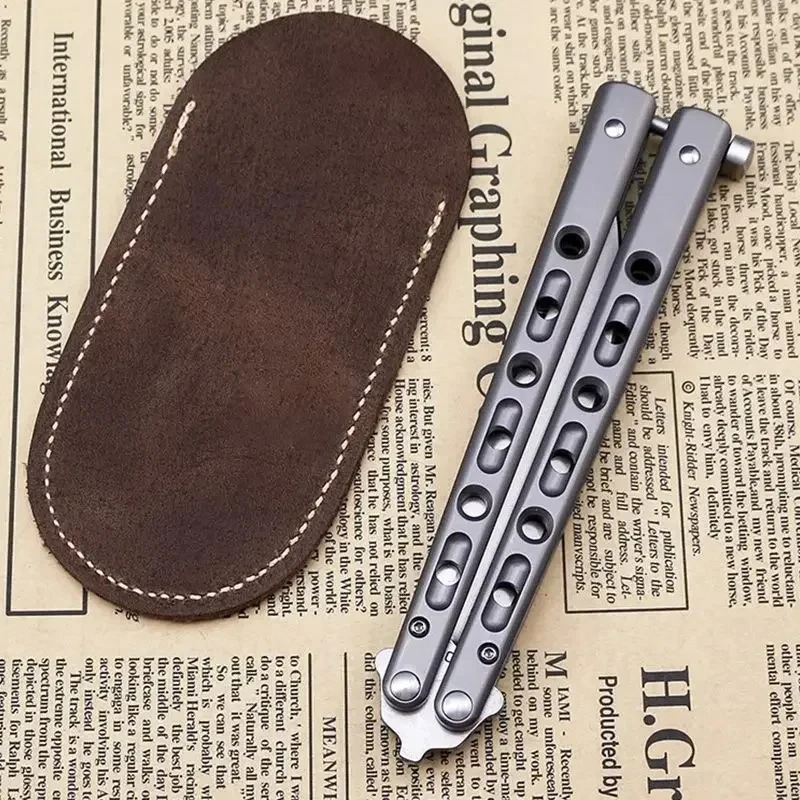 Leather small knife cover carr - огляд і ціна Edc Pocket Carry Fixed Blade