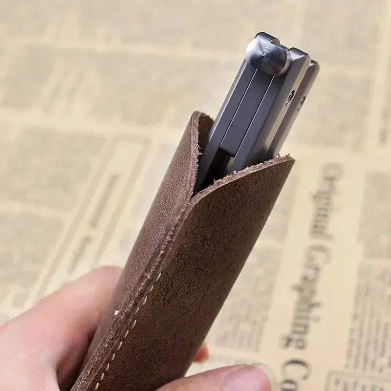 Leather small knife cover carr - огляд і ціна Edc Pocket Carry Fixed Blade