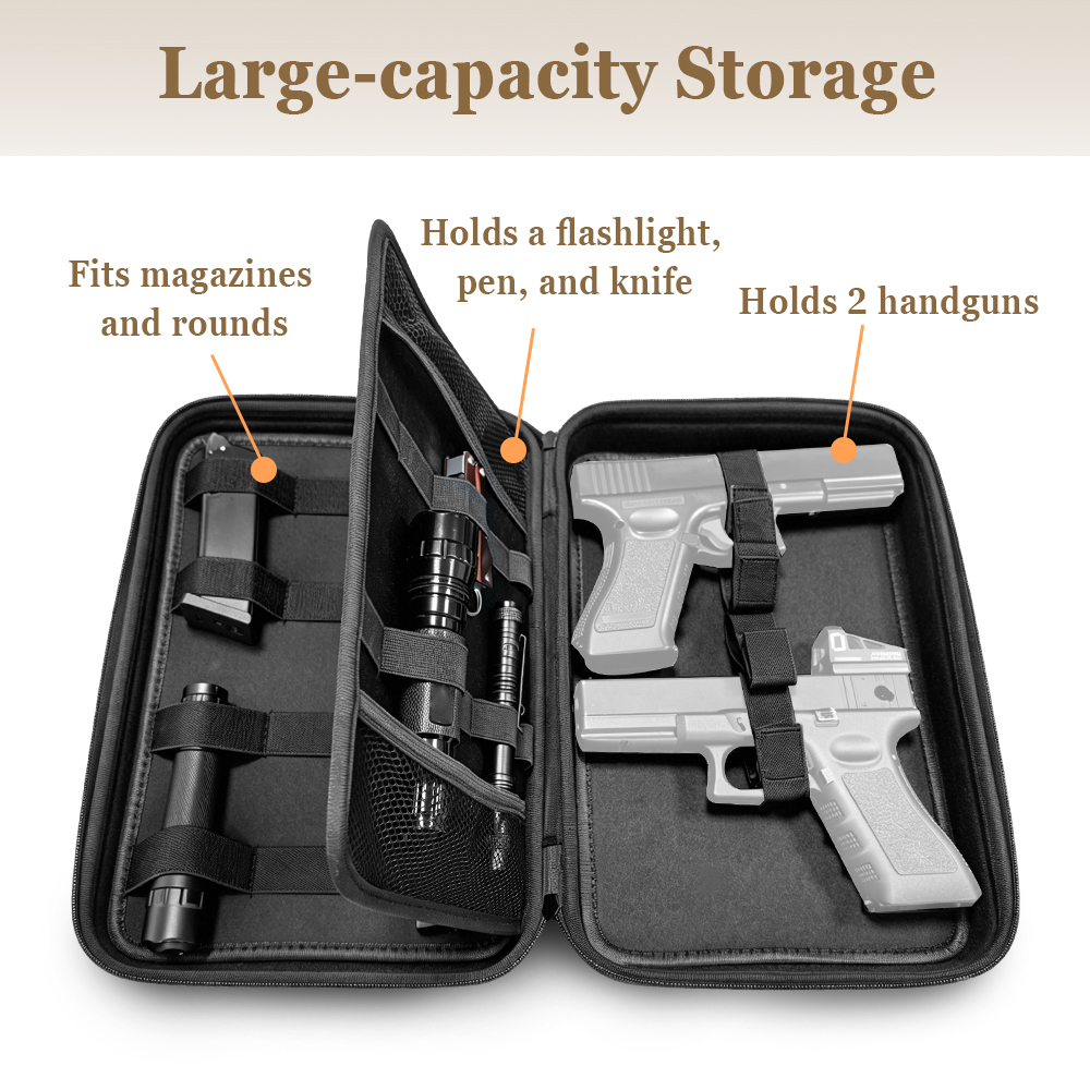 Tactical Pistol Gun Case Dual  - огляд і ціна Edc Carry Pistols
