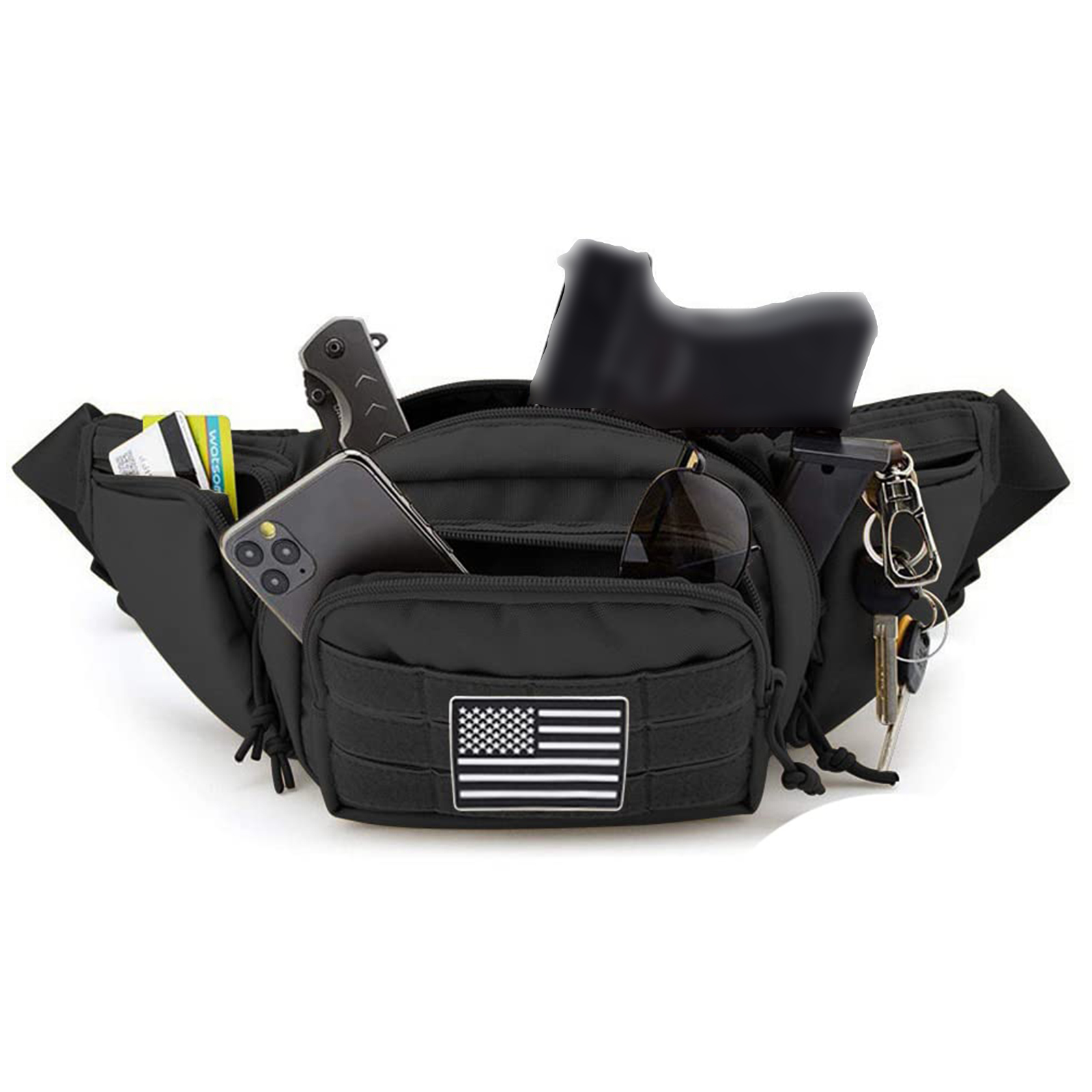 Tactical Fanny Pack Gun Holste - огляд і ціна Edc Carry Pistols