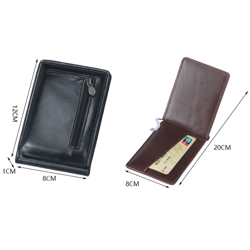 New Mini Men's Leather Money C - огляд і ціна Money Clip Magnetic